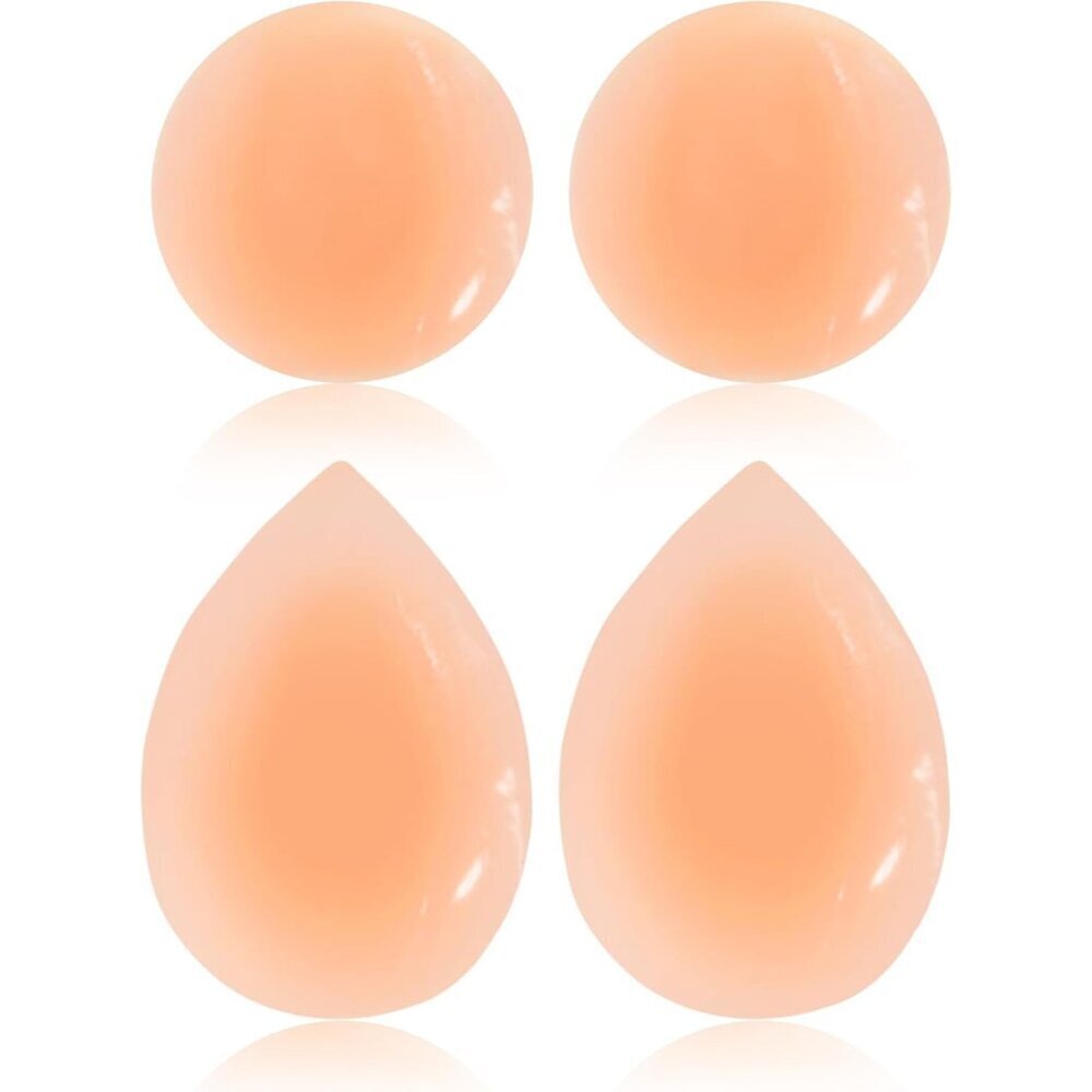 Silicone Butt Pads 4Pcs Reusable Enhancer Crossdressers Underwear